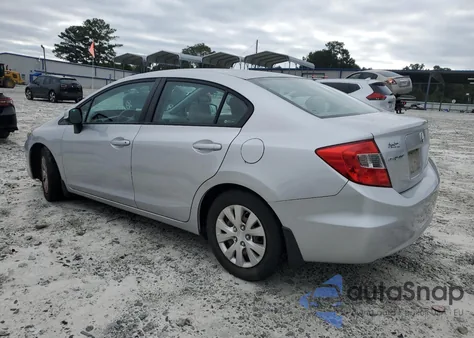 2012 Honda Civic Lx из США, поврежденный, VIN 2HGFB2F58CH301846